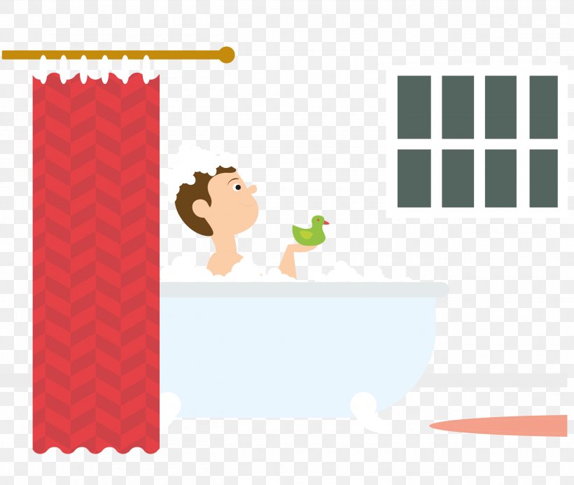 Vector Graphics Illustration Design Image, PNG, 2600x2200px, Cartoon, Area, Bathing, Baths, Brand Download Free