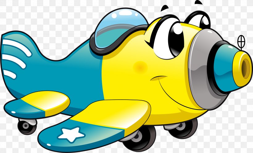 Airplane Aircraft Flight, PNG, 3160x1914px, Airplane, Aircraft, Artwork, Automotive Design, Cartoon Download Free