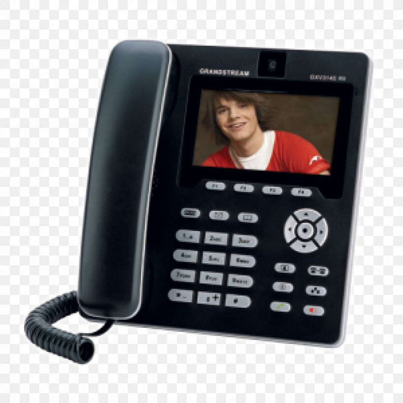 Grandstream Networks VoIP Phone Telephone Grandstream GXV3240 Voice Over IP, PNG, 1200x1200px, Grandstream Networks, Caller Id, Communication, Communication Device, Corded Phone Download Free