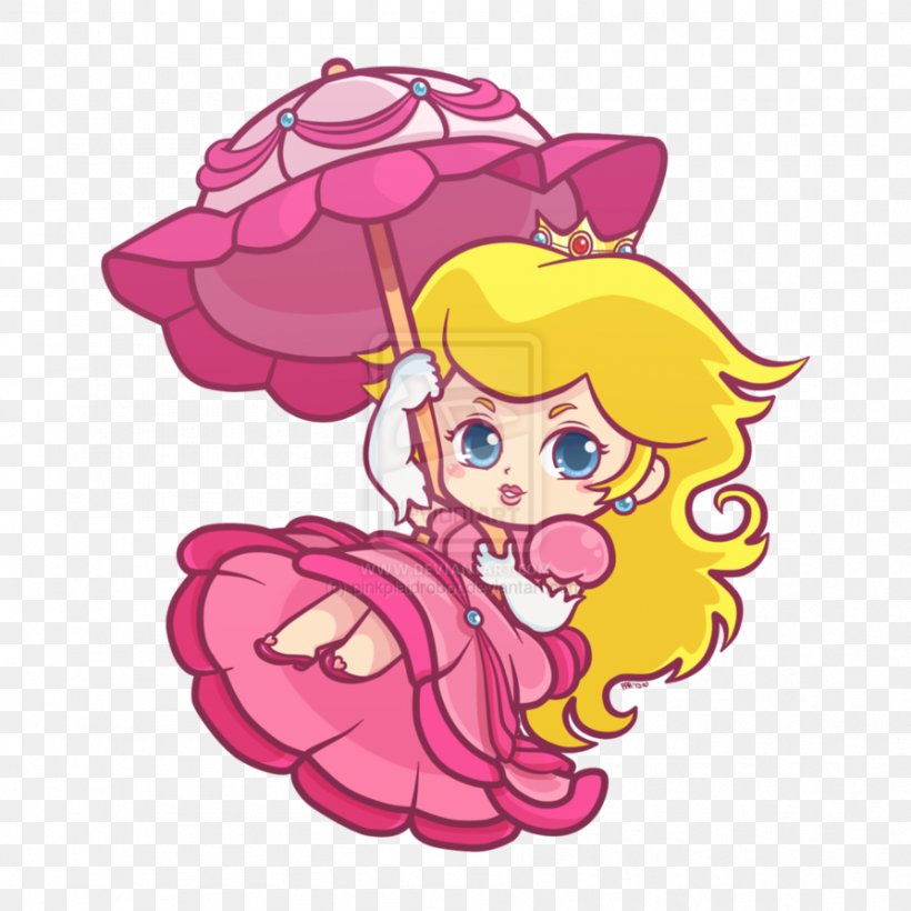 Super Princess Peach Super Mario Bros., PNG, 894x894px, Watercolor, Cartoon, Flower, Frame, Heart Download Free