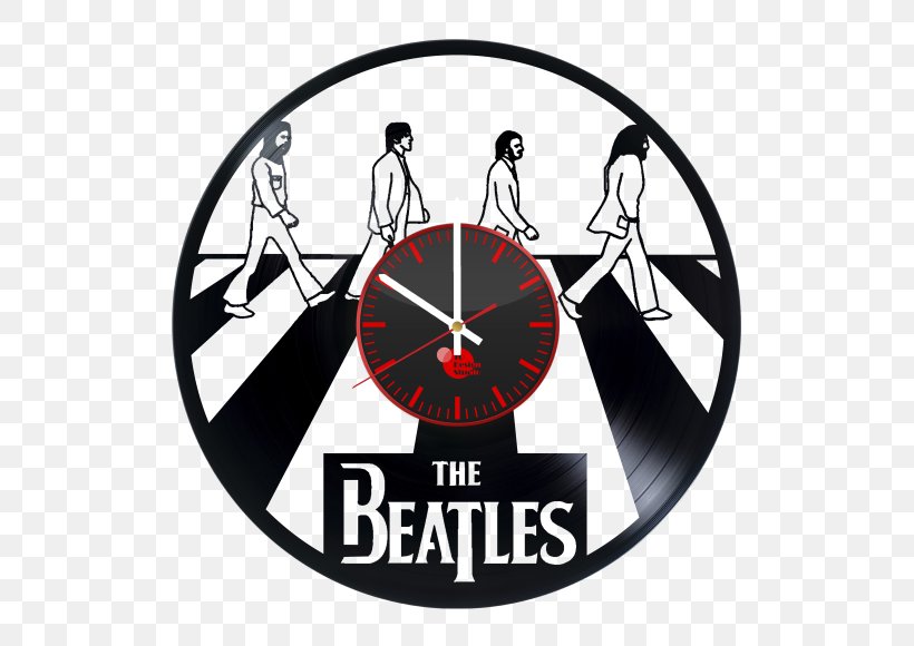 The Beatles Phonograph Record Beatles Vinyl Record Wall Clock Abbey Road, PNG, 580x580px, Watercolor, Cartoon, Flower, Frame, Heart Download Free