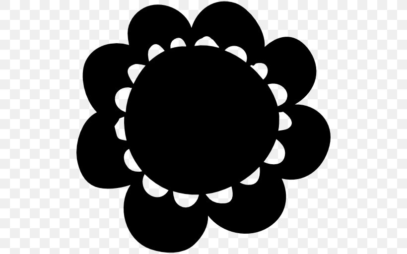 Free Buckle Exquisite Petal, PNG, 512x512px, Petal, Artwork, Black, Black And White, Flower Download Free
