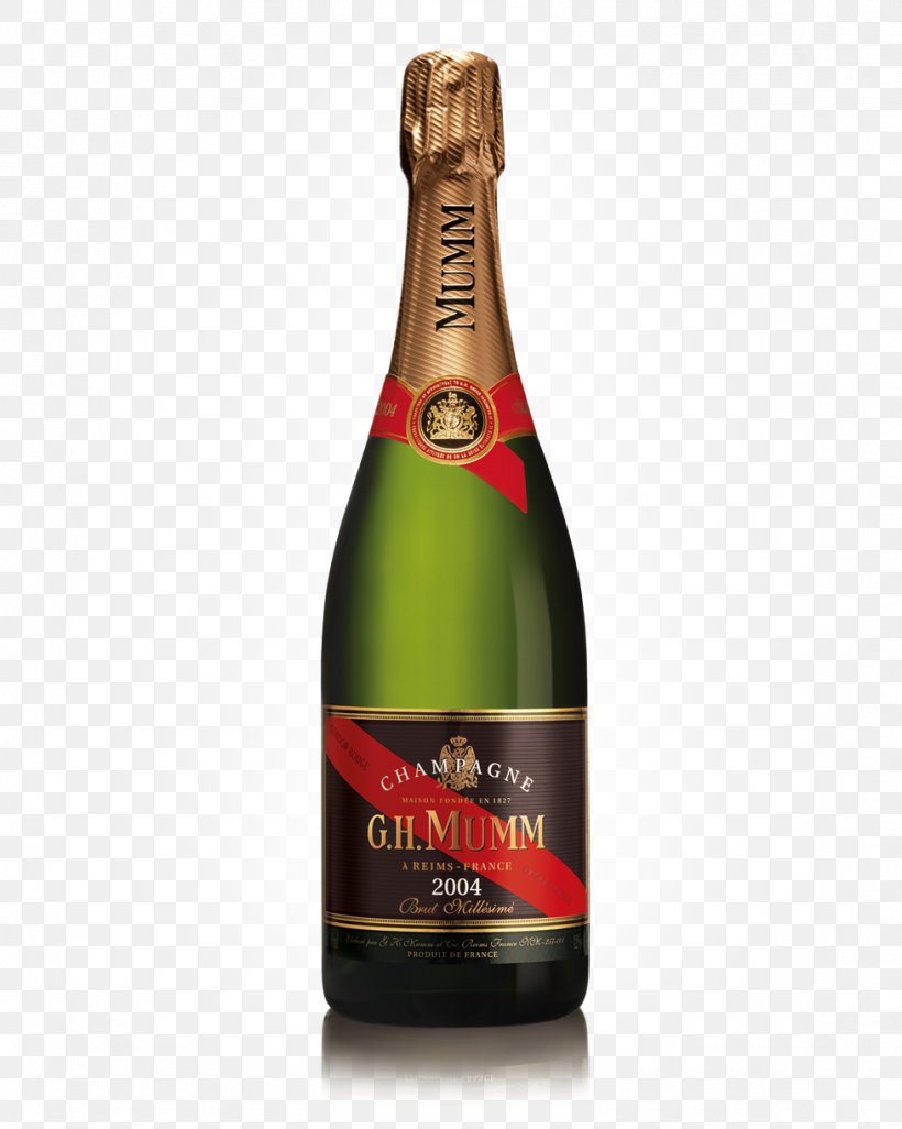 Champagne G.H. Mumm Et Cie Bottle Sparkling Wine G.H. Mumm Cordon Rouge Brut, PNG, 978x1224px, Champagne, Alcoholic Beverage, Bottle, Champagnehuis, Cuvee Download Free