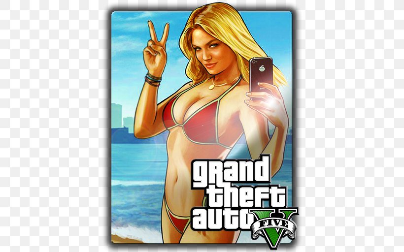 Lindsay Lohan Grand Theft Auto V Rockstar Games Video Games Take-Two Interactive, PNG, 512x512px, Watercolor, Cartoon, Flower, Frame, Heart Download Free