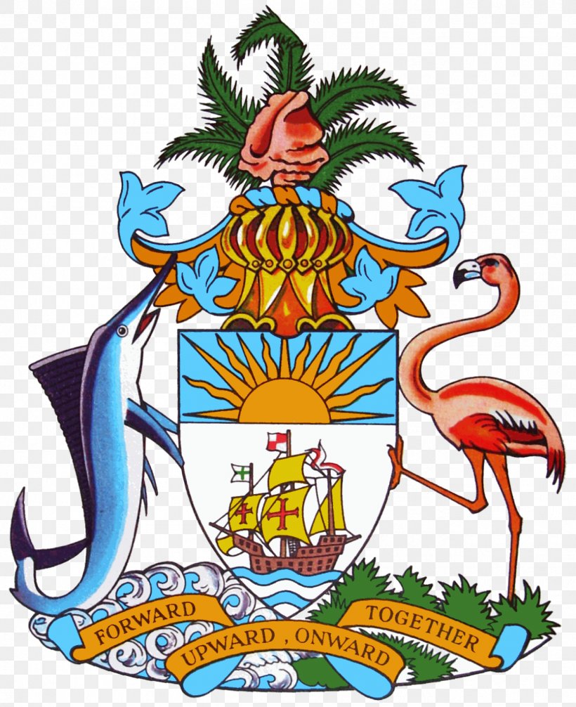 Coat Of Arms Of The Bahamas T-shirt Crest New Providence, PNG, 1304x1600px, Coat Of Arms Of The Bahamas, Artwork, Badge, Bahamas, Caribbean Download Free