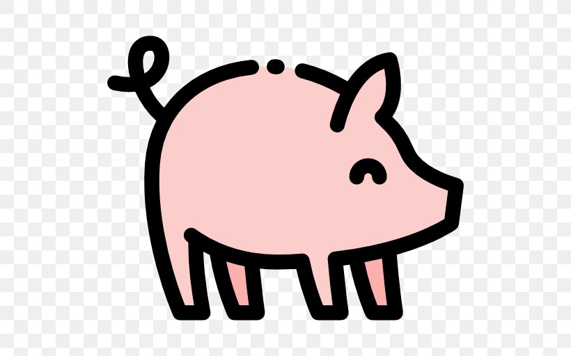 SteakChop Berkshire Pig Pork Clip Art, PNG, 512x512px, Berkshire Pig, Artwork, Black And White, Domestic Pig, Embutido Download Free