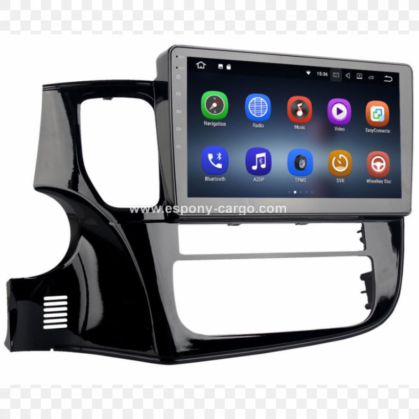 2007 Mitsubishi Outlander Mitsubishi RVR Car, PNG, 1000x1000px, Mitsubishi Outlander, Automotive Head Unit, Automotive Navigation System, Car, Center Console Download Free