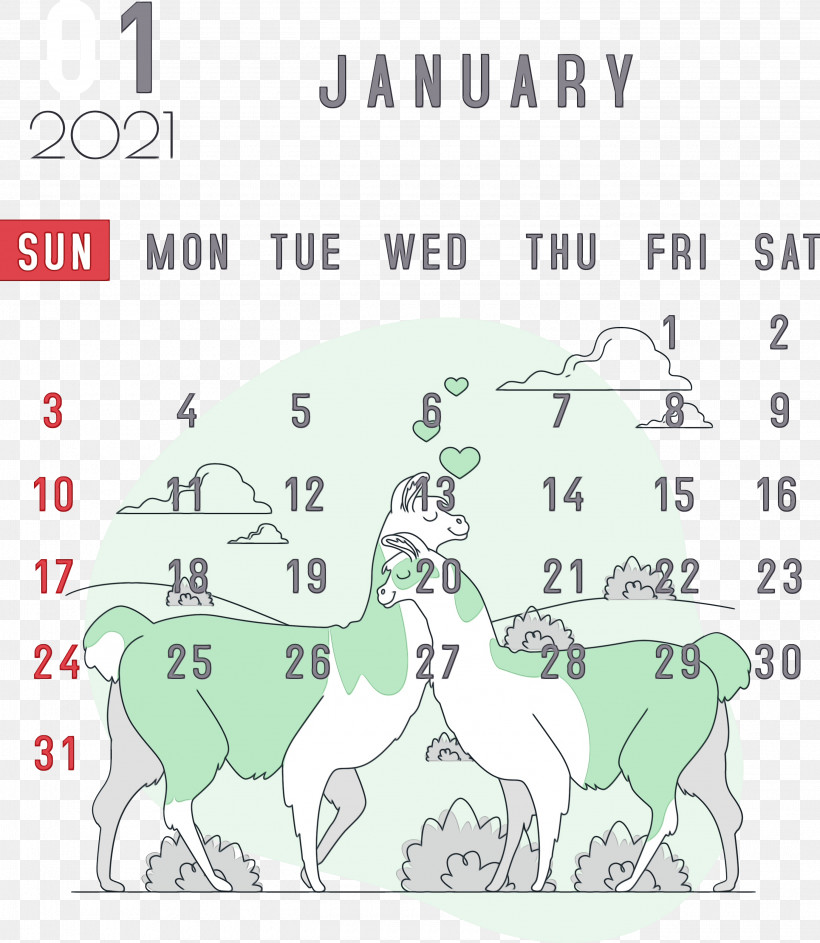 Calendar System Month Calendar 2021 2020, PNG, 2750x3164px, January, Calendar, Calendar System, Cartoon, February Download Free