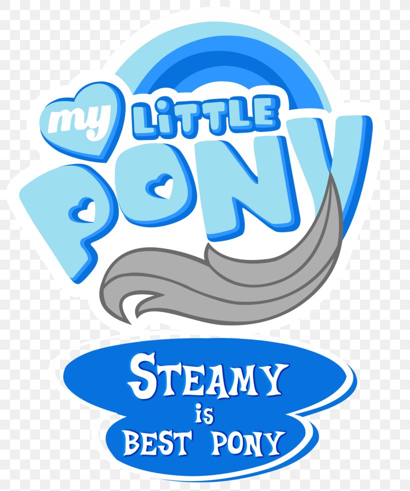 Logo Pony Brand Water Font, PNG, 813x983px, Logo, Area, Blue, Brand, My Little Pony Download Free