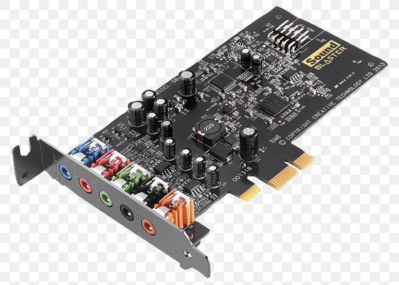 Creative Sound Blaster Audigy Fx Sound Cards & Audio Adapters Creative Labs Sound Blaster Audigy Fx Internal 5.1channels PCI-E X1 PCI Express, PNG, 786x587px, Sound Blaster Audigy, Computer, Computer Component, Computer Hardware, Creative Labs Download Free