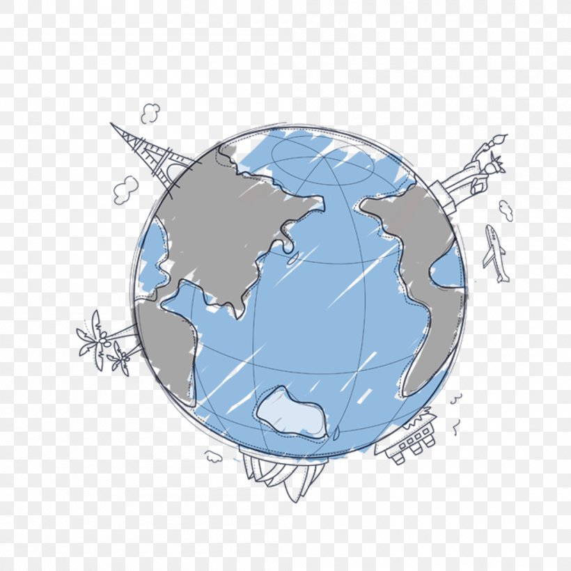Earth Cartoon Architecture, PNG, 1000x1000px, Earth, Architecture, Cartoon, Globe, Sky Download Free