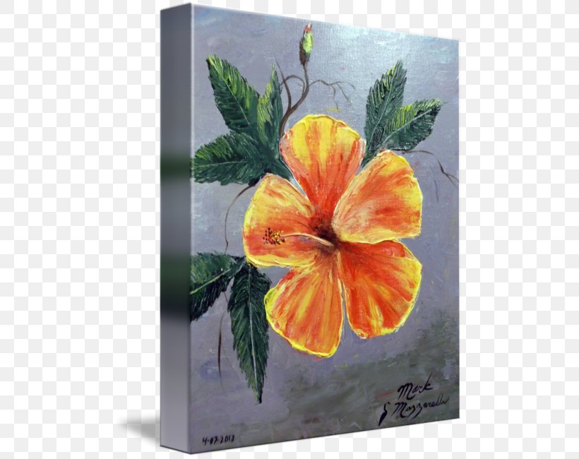 Rosemallows Watercolor Painting Yellow, PNG, 495x650px, Rosemallows, Acrylic Paint, Acrylic Resin, Canna Family, Flora Download Free