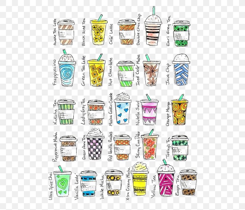 Soft Drink Iced Coffee Tea Latte, PNG, 564x703px, Soft Drink, Carbonated Drink, Coffee, Cup, Doodle Download Free