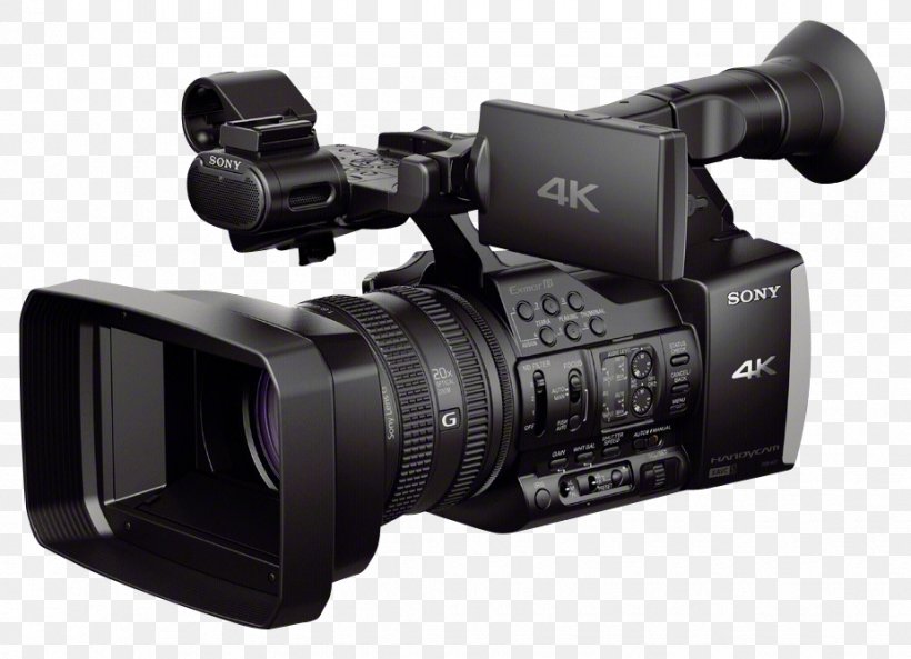 Sony Handycam FDR-AX1 Video Cameras 4K Resolution Professional Video Camera, PNG, 925x669px, 4k Resolution, Sony Handycam Fdrax1, Camera, Camera Accessory, Camera Lens Download Free