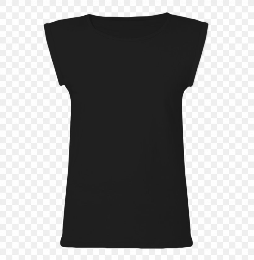 T-shirt Shoulder Sleeveless Shirt Dress, PNG, 1024x1046px, Tshirt, Black, Black M, Clothing, Dress Download Free