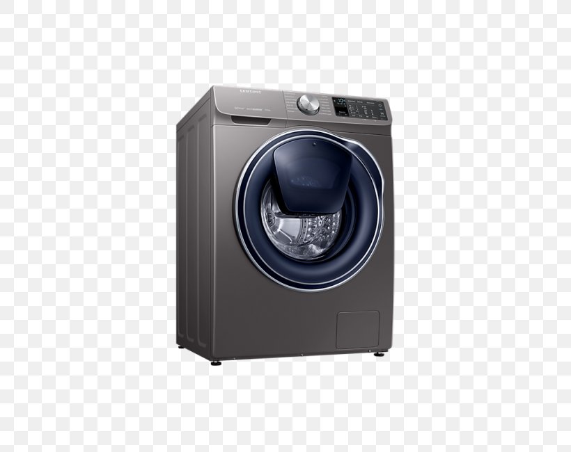 Washing Machines Samsung QuickDrive AddWash 9kg 1400rpm Freestanding Washing Machine WW90M645OPO Laundry SAMSUNG QuickDrive Smart 1400 Spin Washing Machine, PNG, 650x650px, Washing Machines, Cleaning, Clothes Dryer, Hardware, Home Appliance Download Free