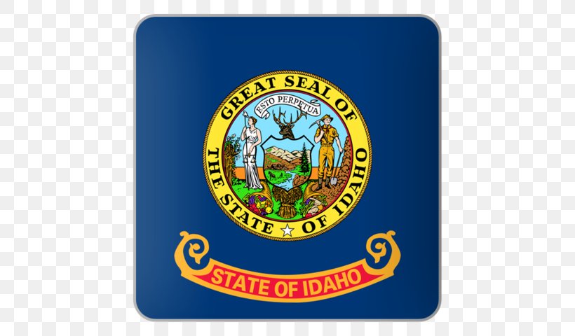 Flag Of Idaho Idaho Territory Esto Perpetua, PNG, 640x480px, Idaho, Brand, Can Stock Photo, Crest, Emblem Download Free