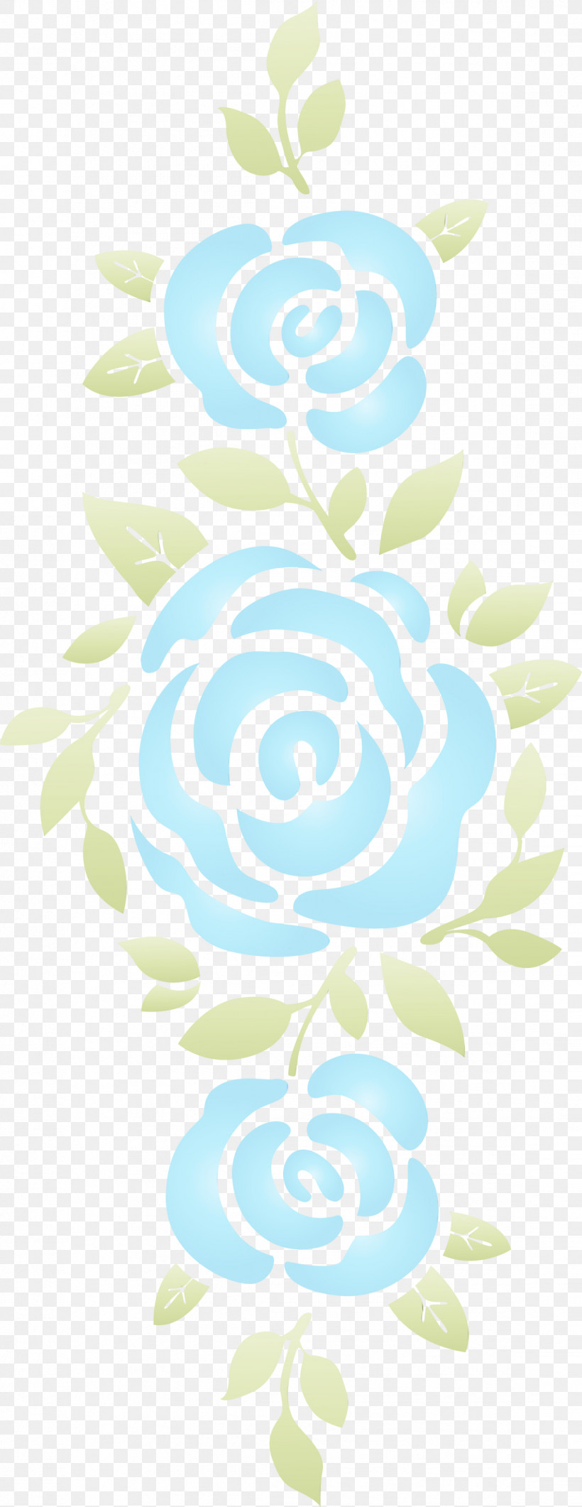 Rose, PNG, 1159x3000px, Wedding Invitation Flower, Aqua, Flower, Paint, Plant Download Free