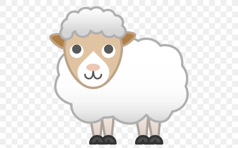Sheep Emojipedia Goat Mammal, PNG, 512x512px, Sheep, Agneau, Android, Android Version History, Animal Download Free