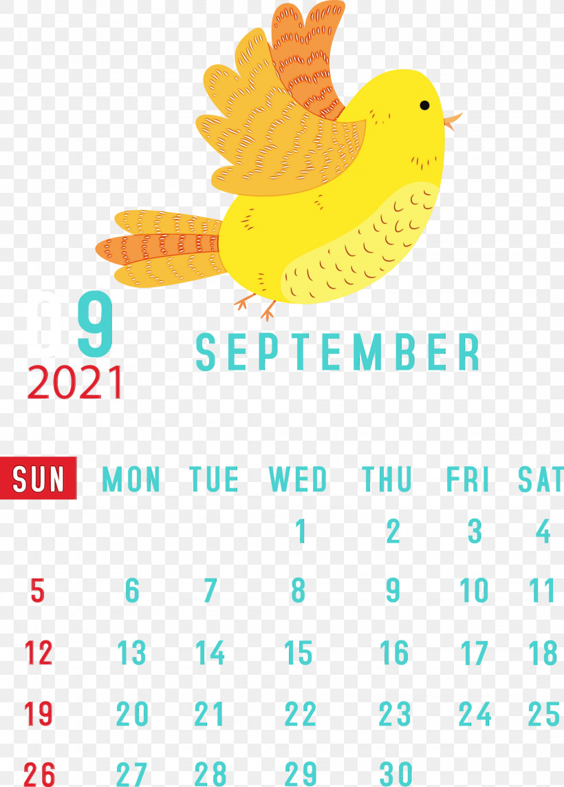 Birds Beak Yellow Text Calendar System, PNG, 2151x2999px, September 2021 Printable Calendar, Android, Beak, Birds, Calendar System Download Free