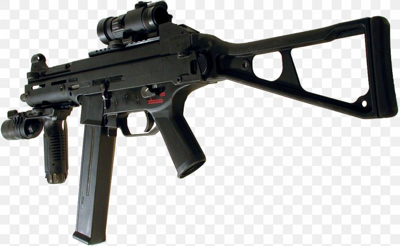 Heckler & Koch UMP Weapon Firearm .45 ACP Submachine Gun, PNG, 1085x667px, Watercolor, Cartoon, Flower, Frame, Heart Download Free