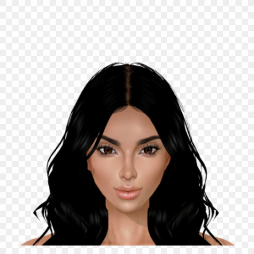 Kim Kardashian Instagram PicsArt Photo Studio Keeping Up With The Kardashians Emoji, PNG, 1200x1200px, Kim Kardashian, Black Hair, Brown Hair, Celebrity, Chin Download Free