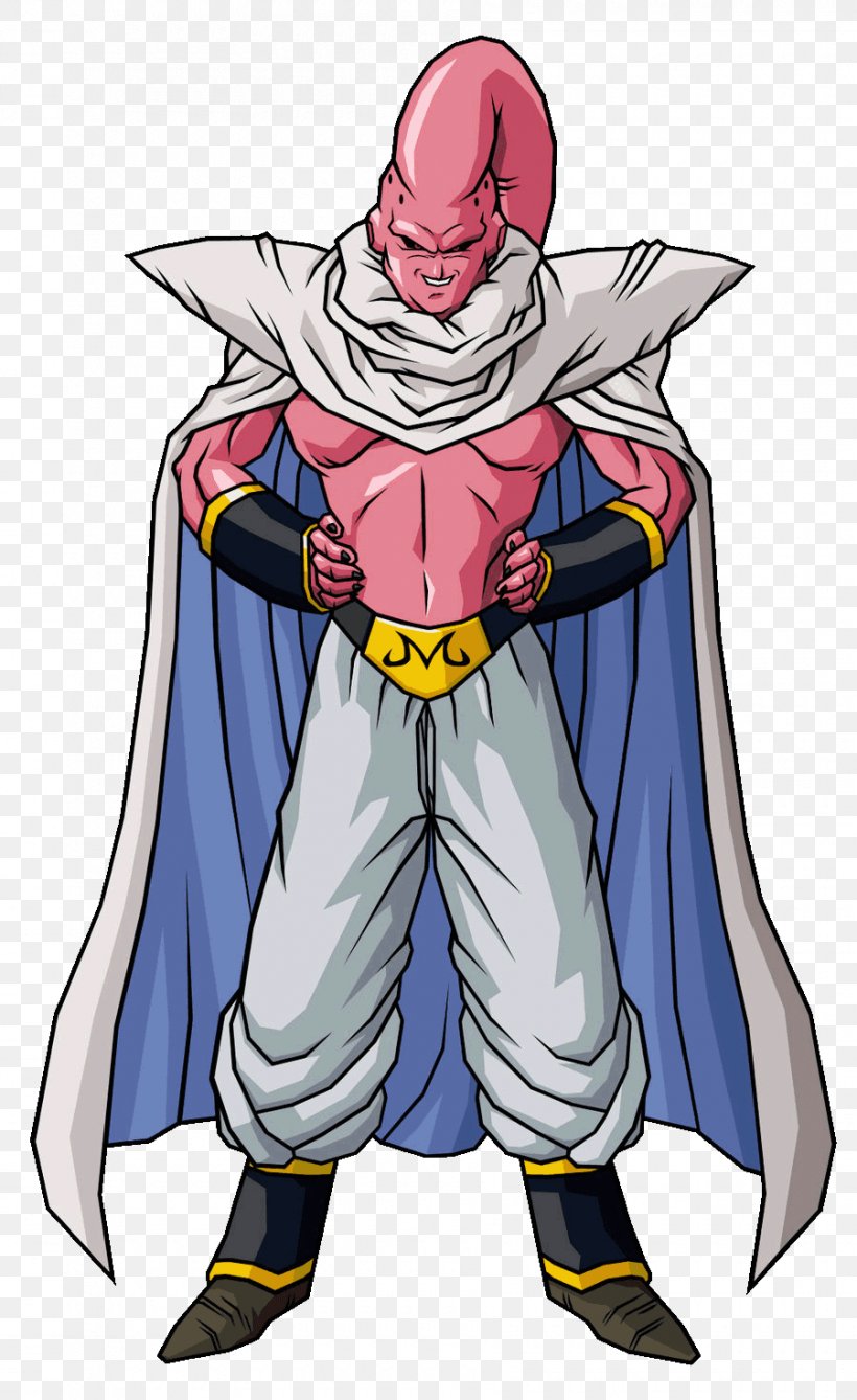 Majin Buu Piccolo Gohan Goku Cell, PNG, 900x1469px, Watercolor, Cartoon, Flower, Frame, Heart Download Free