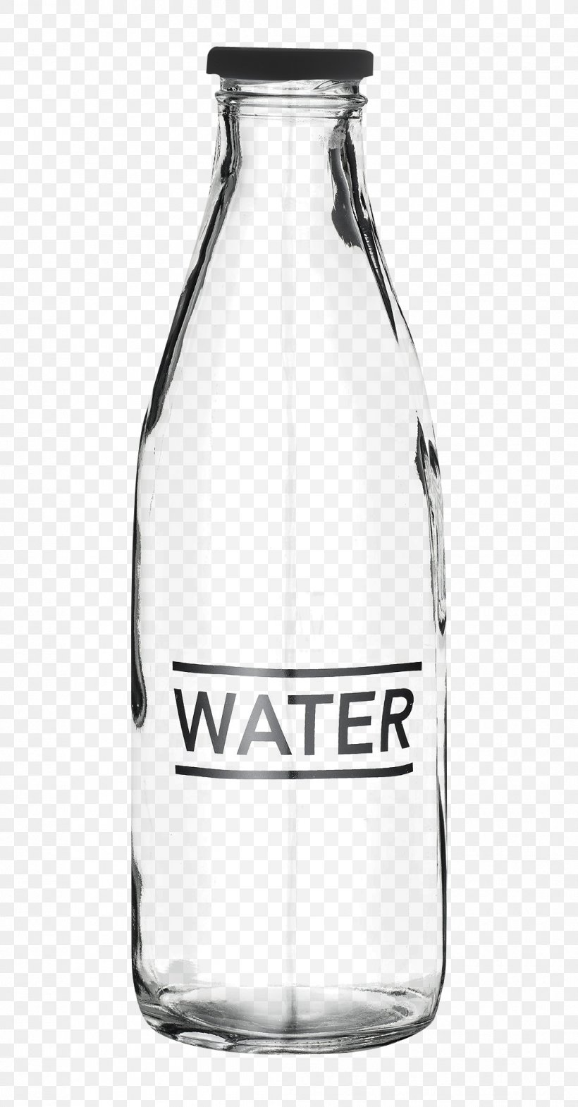 Water Bottle Glass Bottled Water, PNG, 1044x2000px, Bottle, Beer Bottle, Beverage Can, Black And White, Bottled Water Download Free