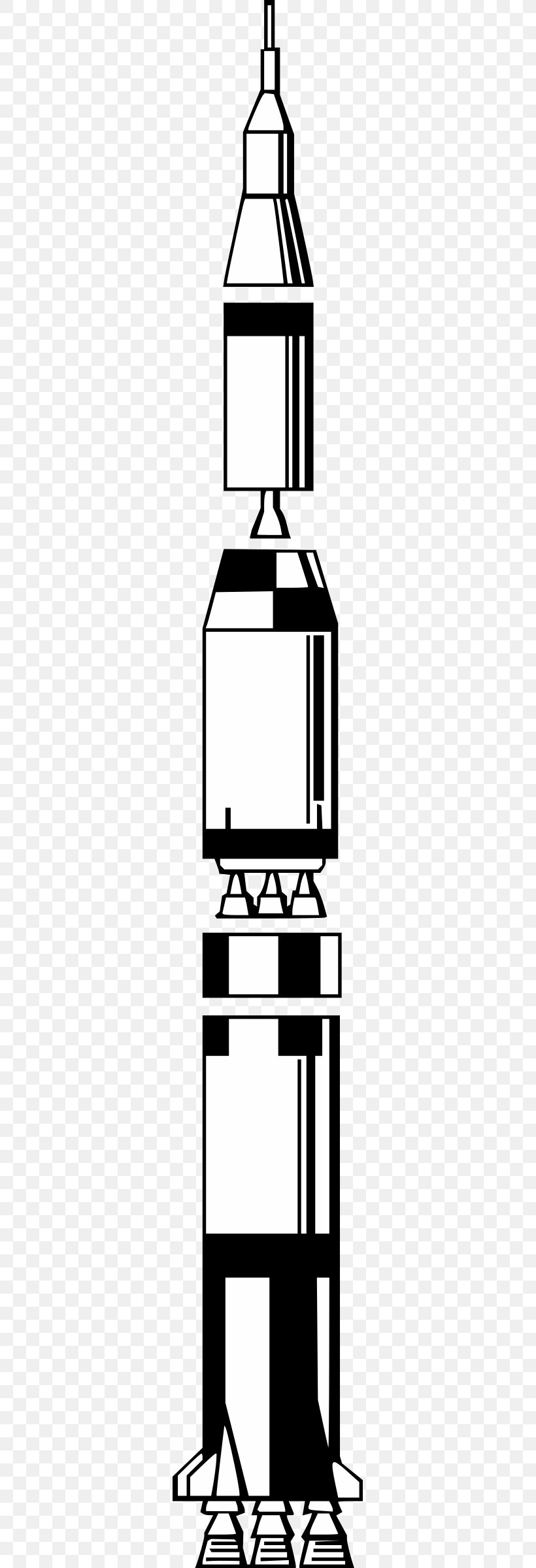 Apollo 13 Apollo Program Saturn V Rocket, PNG, 291x2400px, Apollo 13, Apollo, Apollo Program, Black, Black And White Download Free