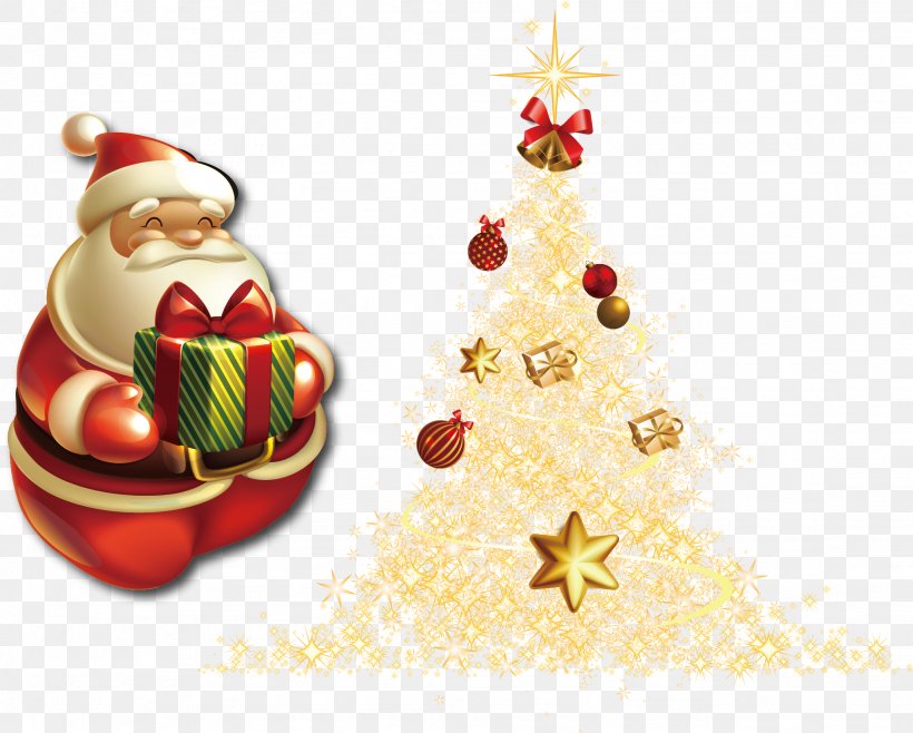 Santa Claus Christmas Ornament Christmas Tree Gift, PNG, 2052x1649px, Santa Claus, Christmas, Christmas Decoration, Christmas Ornament, Christmas Tree Download Free