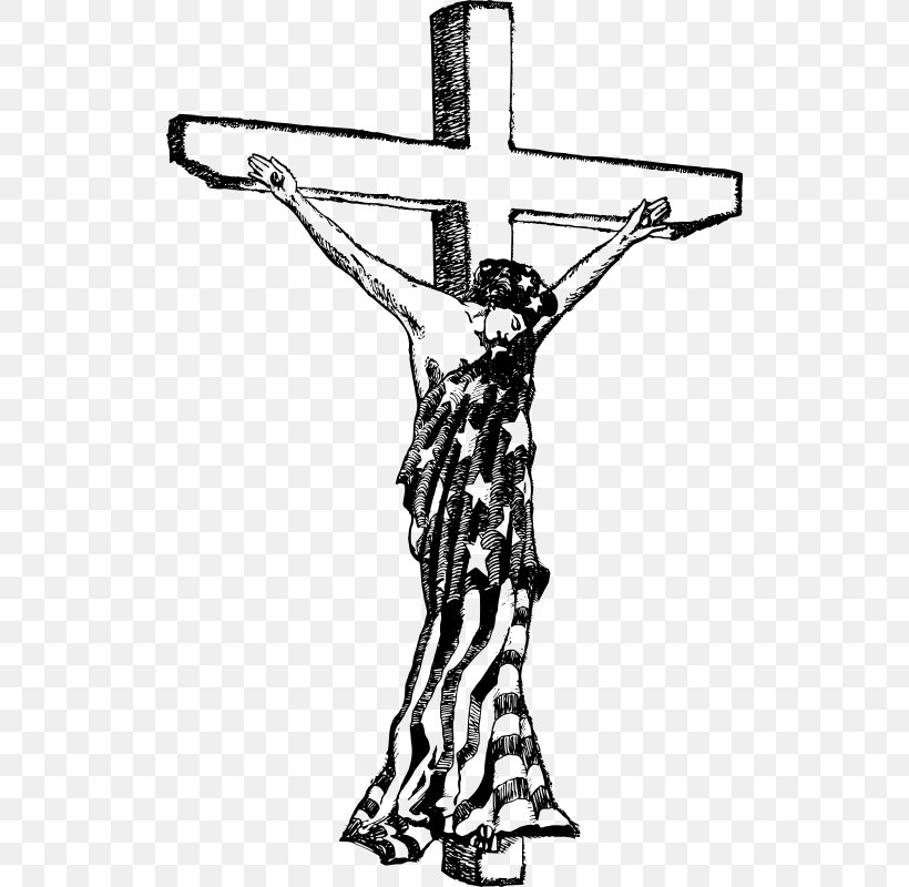 Statue Of Liberty Crucifixion, PNG, 520x800px, Statue Of Liberty, Arm, Art, Black And White, Christian Cross Download Free