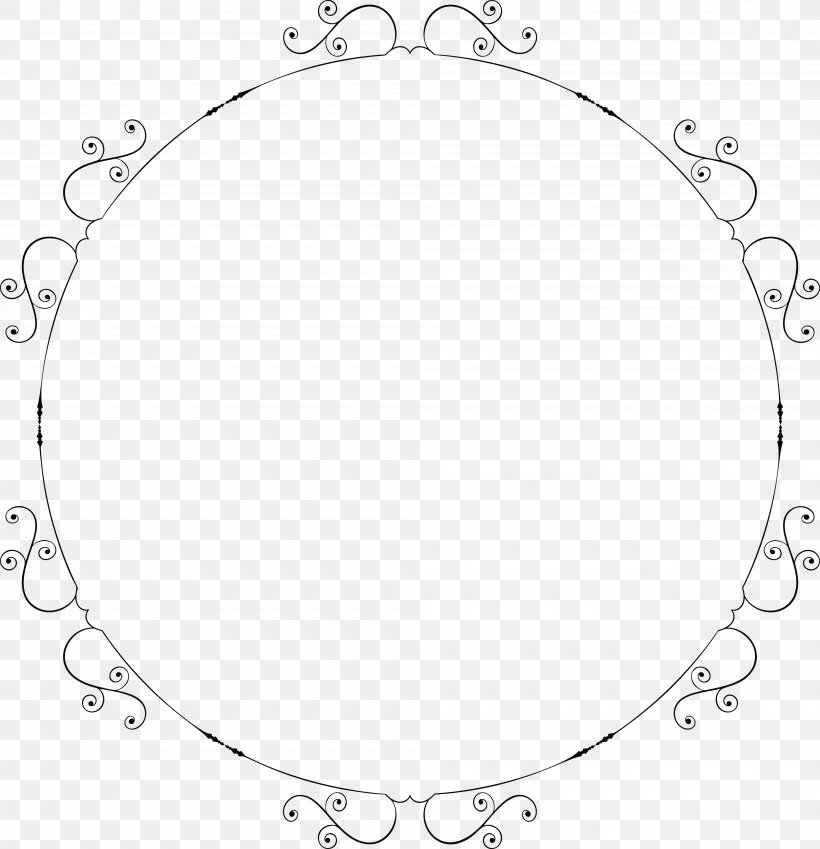 Circle Picture Frames Clip Art, PNG, 4000x4143px, Picture Frames, Area, Art, Black, Black And White Download Free