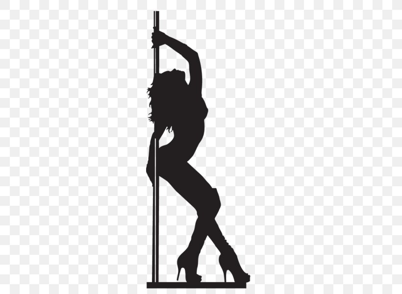 Pole Dance Silhouette Clip Art, PNG, 600x600px, Pole Dance, Arm, Art, Black And White, Dance Download Free