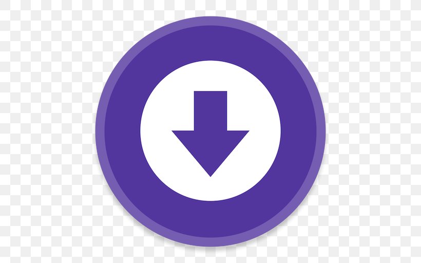 Purple Symbol Trademark Electric Blue, PNG, 512x512px, Button, Android, Brand, Directory, Electric Blue Download Free