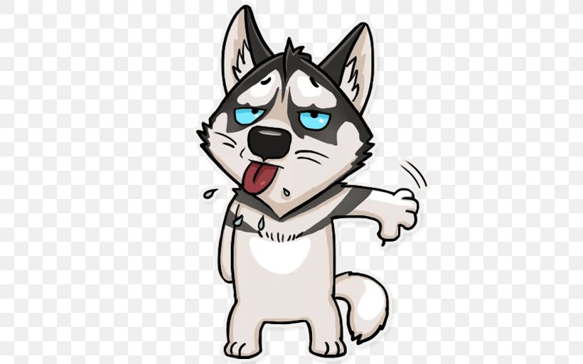 Siberian Husky Whiskers Puppy Dog Breed Telegram, PNG, 512x512px, Siberian Husky, Animal, Art, Breed, Carnivoran Download Free