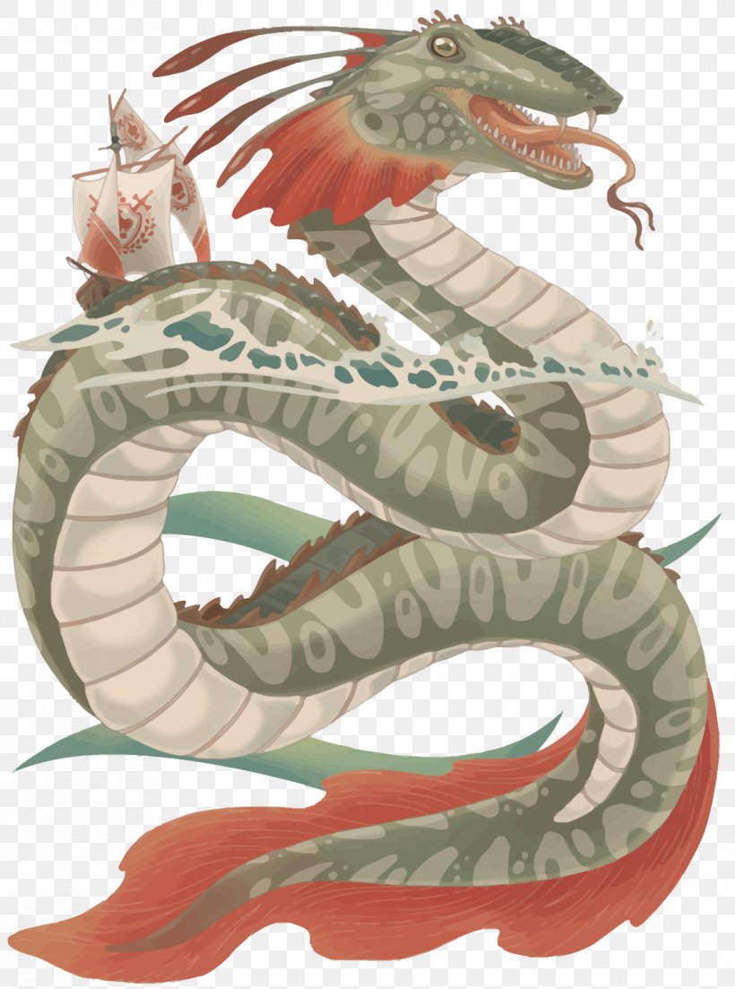 Serpent Sea Monster, PNG, 1115x1500px, Serpent, Deviantart, Dragon, Drawing, Fictional Character Download Free