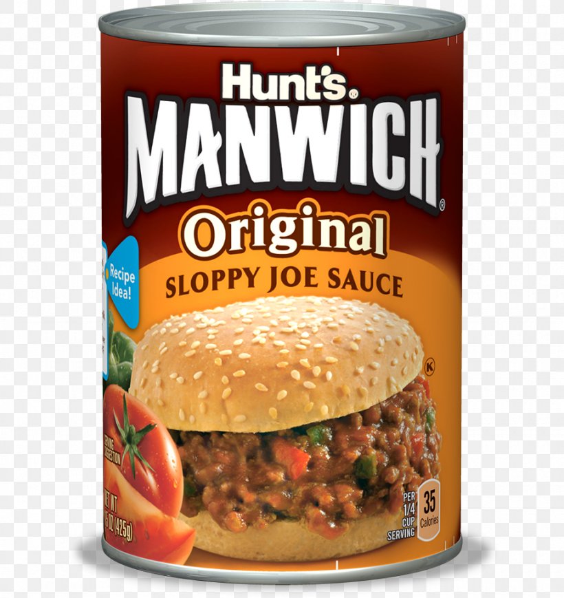 Sloppy Joe Hamburger Manwich Hunt's Sauce, PNG, 920x975px, Sloppy Joe, American Food, Cheeseburger, Condiment, Convenience Food Download Free