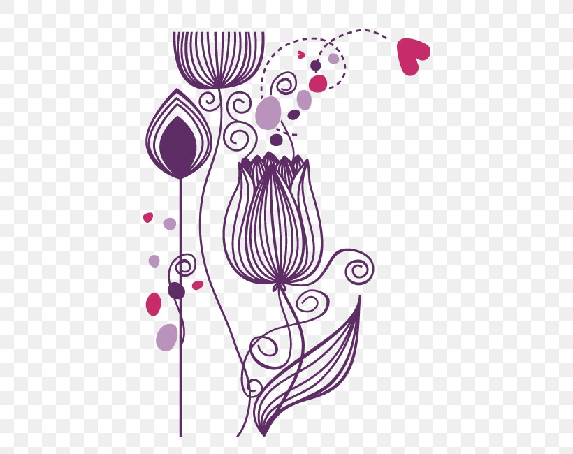 Floral Design Decorative Arts Sticker Phonograph Record Flower, PNG, 650x650px, Watercolor, Cartoon, Flower, Frame, Heart Download Free