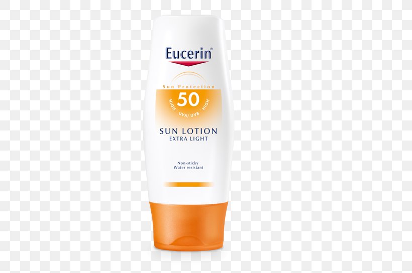Sunscreen Lotion Eucerin Factor De Protección Solar Cream, PNG, 770x544px, Sunscreen, Aftersun, Body Wash, Cosmetics, Cream Download Free