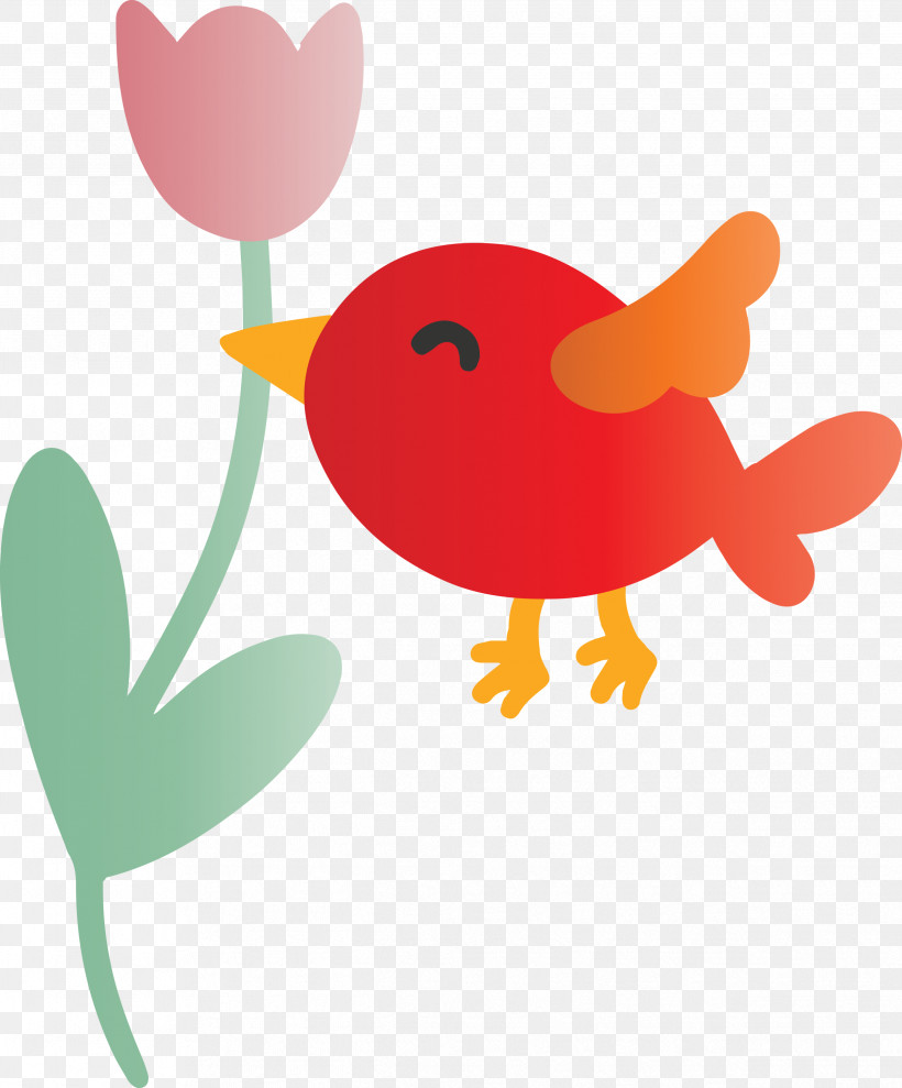 Flying Bird With Flower, PNG, 2486x3000px, Flying Bird With Flower, Cartoon Download Free