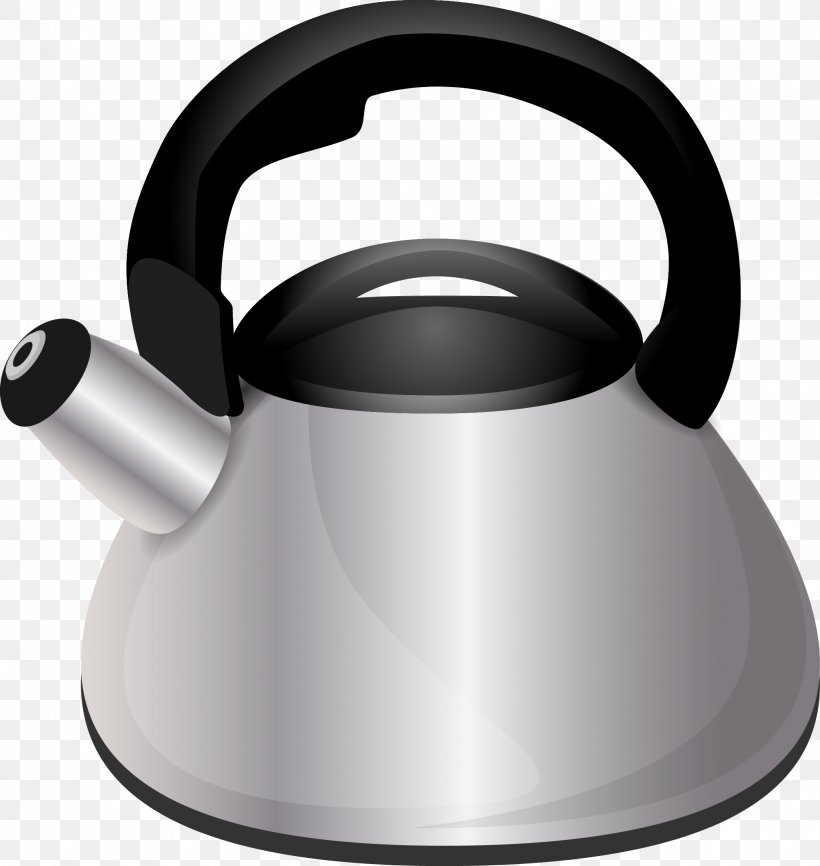 Kettle Euclidean Vector Illustration, PNG, 2043x2159px, Kettle, Cookware And Bakeware, Home Appliance, Lid, Pixel Download Free