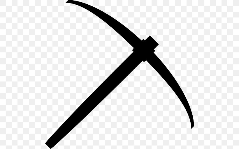 Pickaxe Tool Clip Art, PNG, 512x512px, Pickaxe, Black And White, Symbol, Tool Download Free