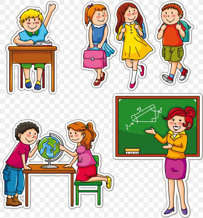 School Child Clip Art, PNG, 5483x5906px, School, Area, Art, Artwork, Cartoon Download Free