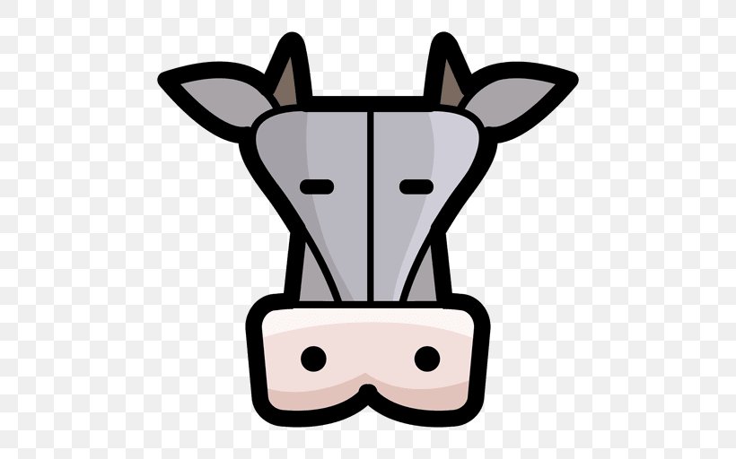 Cattle Drawing Clip Art, PNG, 512x512px, Cattle, Black And White, Cartoon, Cow, Dairy Download Free