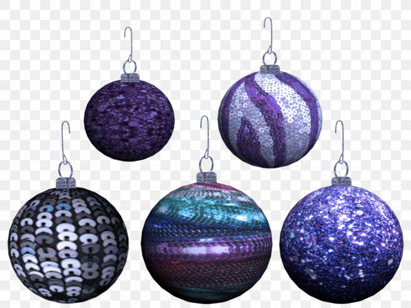 Christmas Ornament, PNG, 900x675px, Purple, Christmas Ornament, Earrings, Glitter, Holiday Ornament Download Free