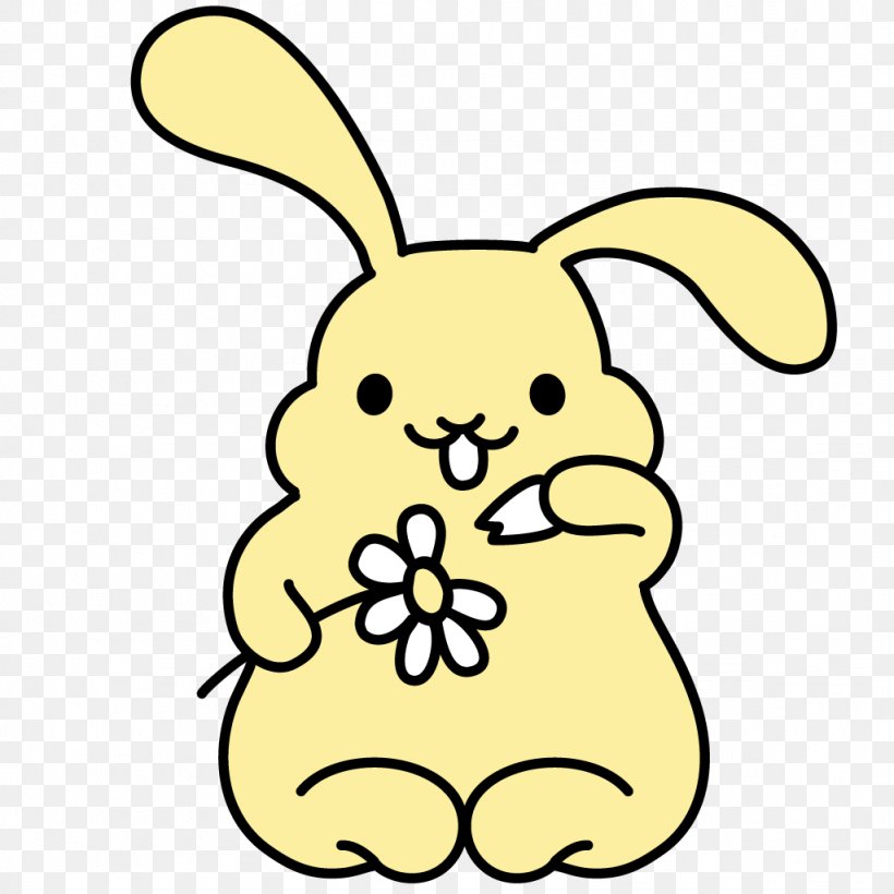 Domestic Rabbit Easter Bunny Clip Art, PNG, 1024x1024px, Domestic Rabbit, Apple Icon Image Format, Artwork, Cartoon, Easter Bunny Download Free