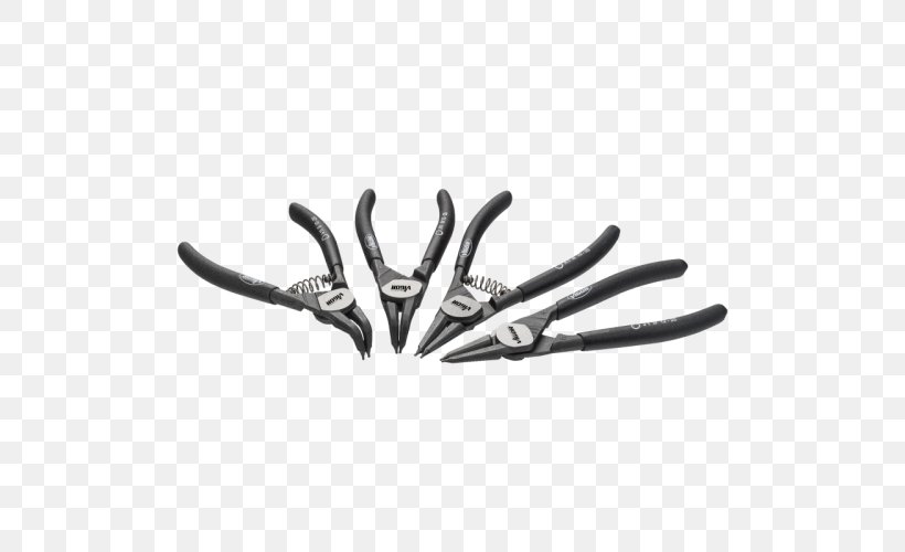 Pliers Retaining Ring Tool Spring Hazet-Werk Hermann Zerver Gmbh & Co. Kg, PNG, 500x500px, Pliers, Black And White, Bowden Cable, Hand, Hose Clamp Download Free