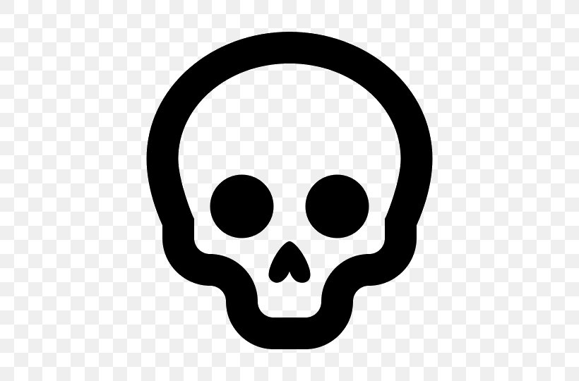 Skull Clip Art, PNG, 540x540px, Skull, Black And White, Bone, Face, Head Download Free