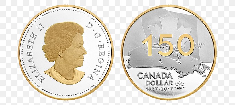 Dollar Coin 150th Anniversary Of Canada Canadian Dollar, PNG, 700x368px, 150th Anniversary Of Canada, Coin, Banknote, Canada, Canadian Confederation Download Free