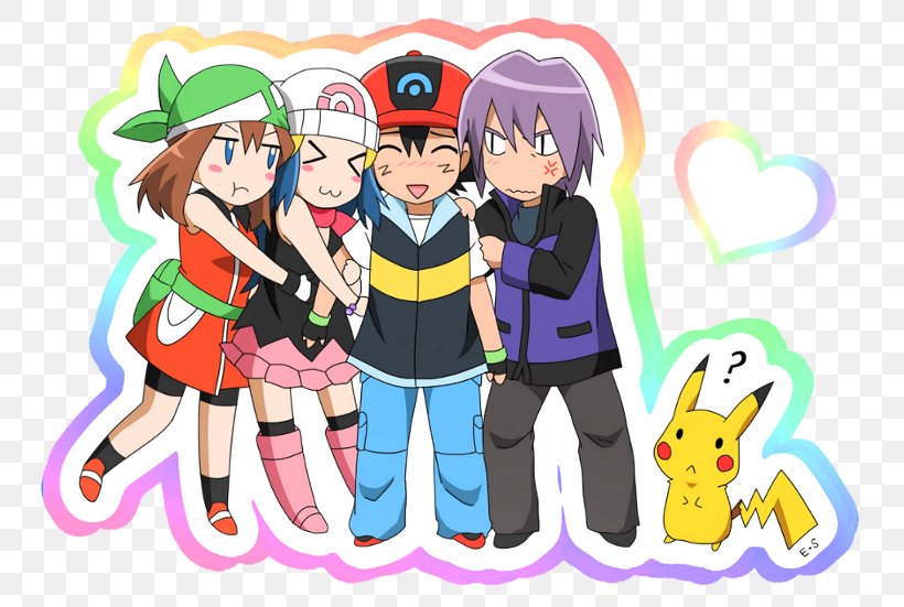 Pokémon Ash Ketchum Pikachu, PNG, 786x551px, Watercolor, Cartoon, Flower, Frame, Heart Download Free